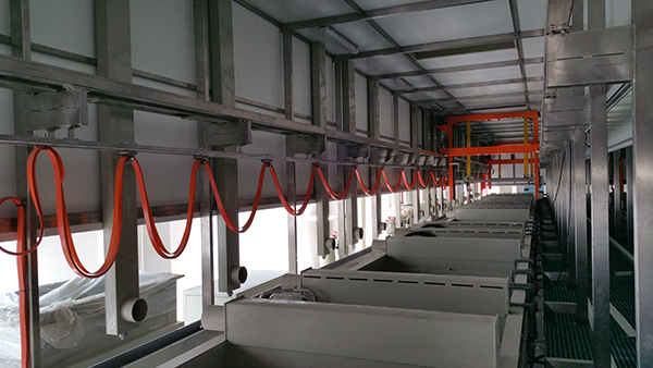 電鍍廠(chǎng)内部車間圖片